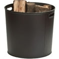 thumbnail image 1 of Dagan Black Log Bucket, 17in., 1 of 1