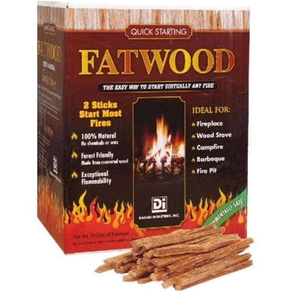 Dagan FAT-10 Fatwood Firestarter in a Box, Natural
