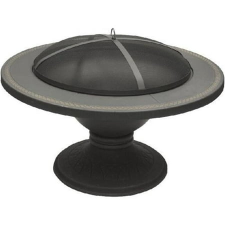 Dagan FP-1008 Table Top Wood Burning Fire Pit, Bronze
