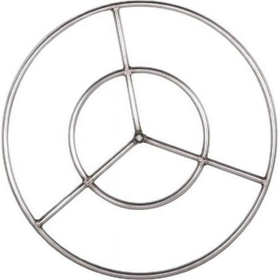 Dagan FR-22S Fire Pit Burner Ring, Stainless Steel