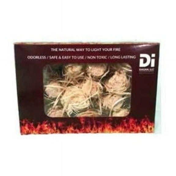 Dagan FS-32 Natural Fire Starter - 32 Count, Beige