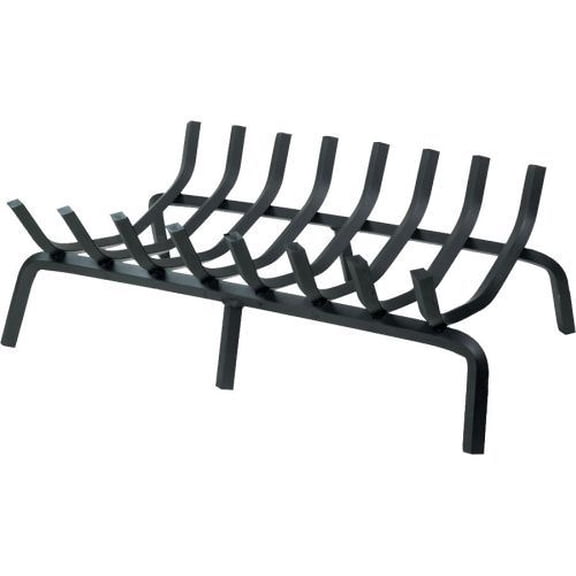 Dagan GLG8928-8 1.13 in. Diamond Steel Stock 8 Bar Rectangular Style Grate, Black