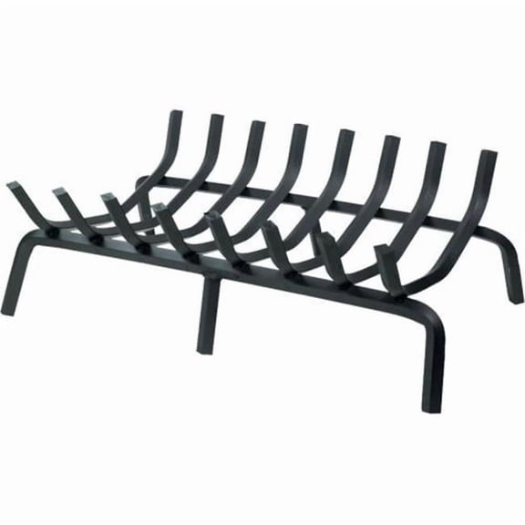 Dagan GLG8942-12 1.13 in. Diamond Steel Stock 12 Bar Rectangular Style Grate, Black