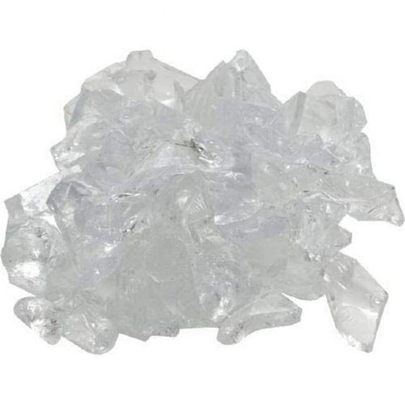 Dagan GLL-CRYSTAL 0.5-0.75 in. Fire Glass, Crystal