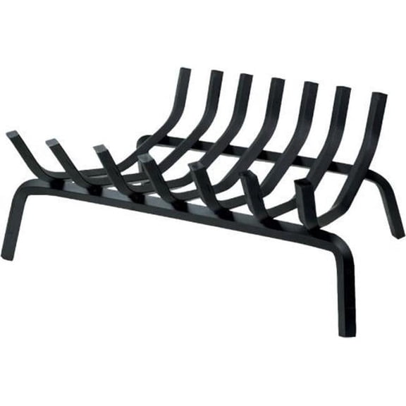 Dagan GTG8848-16 1.13 in. Diamond Steel Stock 16 Bar Tapered Style Grate, Black