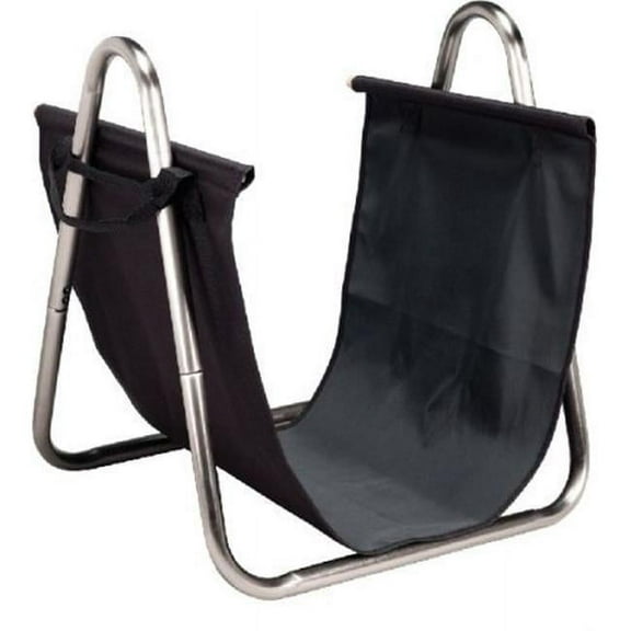 Dagan LC709 Log Holder, Pewter & Black