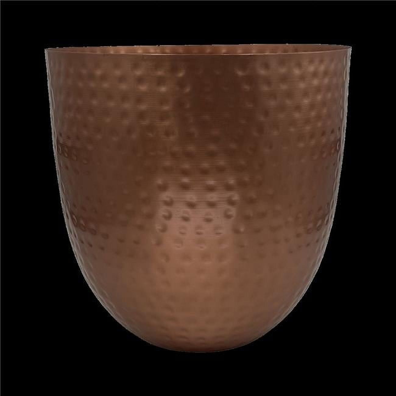 Dagan, LLC 2540-COP Hammered Steel Fireplace Log Bucket