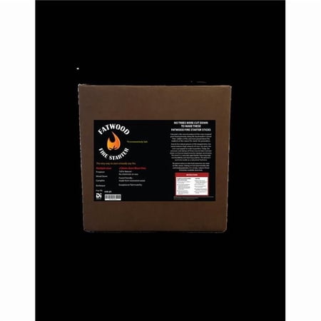Dagan, LLC FAT25P Dagan FAT-25 Fatwood Fire Starter in a Box, Natural
