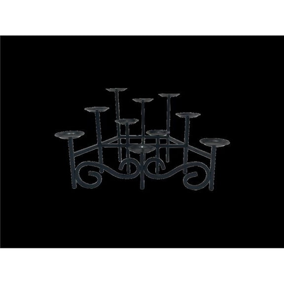 Dagan, LLC FCH-100 Fireplace Candelabra, 10 candle heads with a 4 Diameter