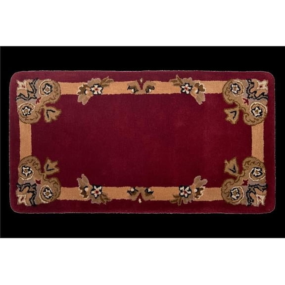 Dagan, LLC HR2020 100% Wool Hearth Rug
