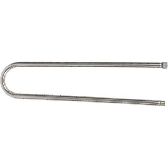 Dagan SSUB-24 24 in. Stainless Steel Natural Gas U-Burner, Stainless Steel