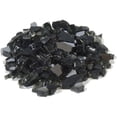 thumbnail image 1 of Dagan TG-BLACK 0.25 in. Reflective Fire Glass, Black, 1 of 1
