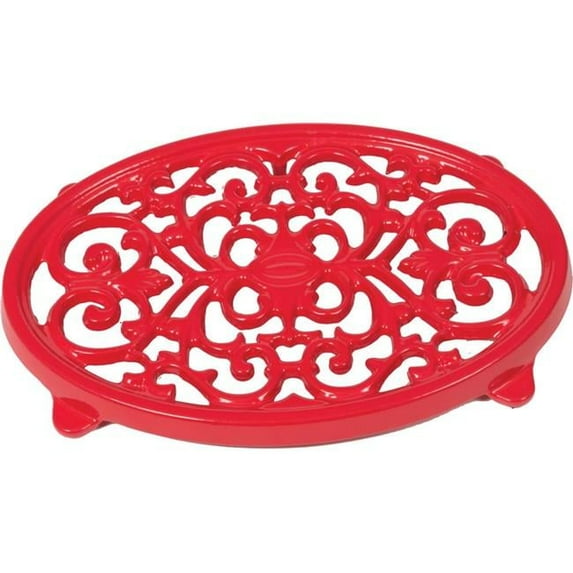 Dagan TR-305 Oval Trivet, Red