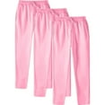 thumbnail image 1 of Dagegui 3 Pack Men's Workout Sweatpants Running Jogger Athletic Pant Drawstring Lounge Pants with Pockets Soft Winter Loose Fit Sweatpant Today Clearance Pink XL, 1 of 5