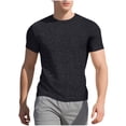thumbnail image 1 of Dagegui Athletic Shirts for Men Black Short Sleeve Moisture Wicking Undershirt Quick Dry Workout Gym Running Exercise T-Shirt L, 1 of 9