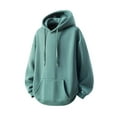 thumbnail image 1 of Dagegui Big and Tall Hoodie for Men Drawstring Long Sleeve Hooded Sweatshirt Casual Loose Fit Pullover Pocket Tops Blue XL, 1 of 8