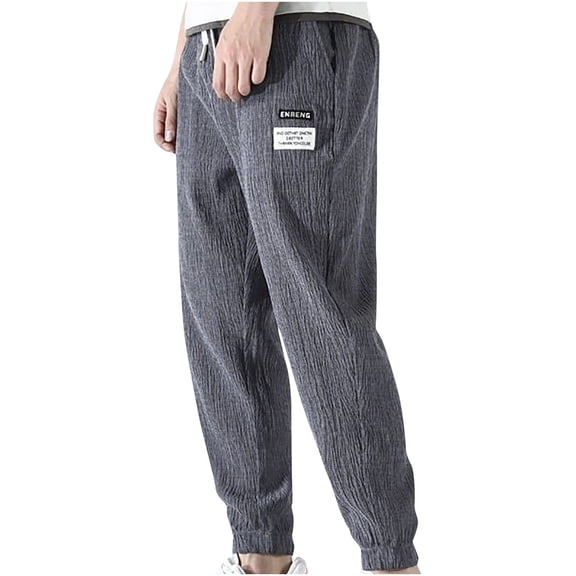 Dagegui Big and Tall Sweatpants for Men Drawstring Stretch Waist Joggers Lightweight Breathable Running Athletic Pants with Pockets Gray XXL