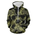 thumbnail image 1 of Dagegui Camo Hoodies for Men Fashion Winter Hooded Sweatshirts Big and Tall Outdoor Workout Sweatshirt Casual Camp Hiking Clothes Tops Army Green S, 1 of 2