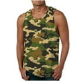 thumbnail image 1 of Dagegui Camo Print Tank Tops for Men Big and Tall Running Workout T-Shirts Summer Crewneck Sleeveless Tees Lightweight Hiking Camouflage Tanks Today Deals Army Green 2XL, 1 of 4