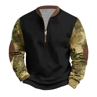 Camo 1/4 Zip Pullovers
