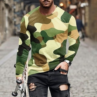 トップス FLEXWITME YOKO CAMO THERMAL LONG TEE Camo Thermal Shirt