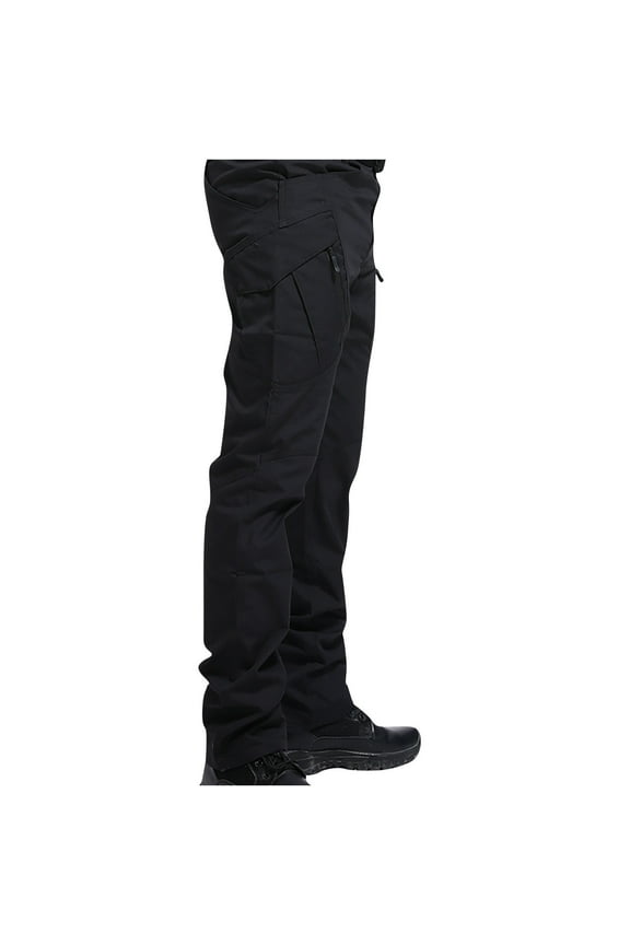 Cargo Pants for Men Casual Waterproof Elastic Tactical Pants Big and Tall Multi Pockets Work Pants Lightweight Outdoor Hiking Jogger Pants