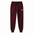 thumbnail image 1 of Dagegui Jogger Sweatpants for Men Casual Elastic Waist Drawstring Sweat Pants Fleece Gym Running Workout Pant with Pockets Wine XL, 1 of 2