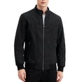 thumbnail image 1 of Dagegui Men's Bomber Jacket Lightweight Stand Collar Zip Up Coats Windproof Outdoor Active Jackets wit Pockets Khaki S, 1 of 5