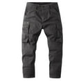 thumbnail image 1 of Dagegui Men's Cargo Pants Casual Multi Pockets Jogger Tapered Pants Big and Tall Stretch Loose Fit Tactical Pants Trendy Outdoor Jogger Pants Today Deals, 1 of 7