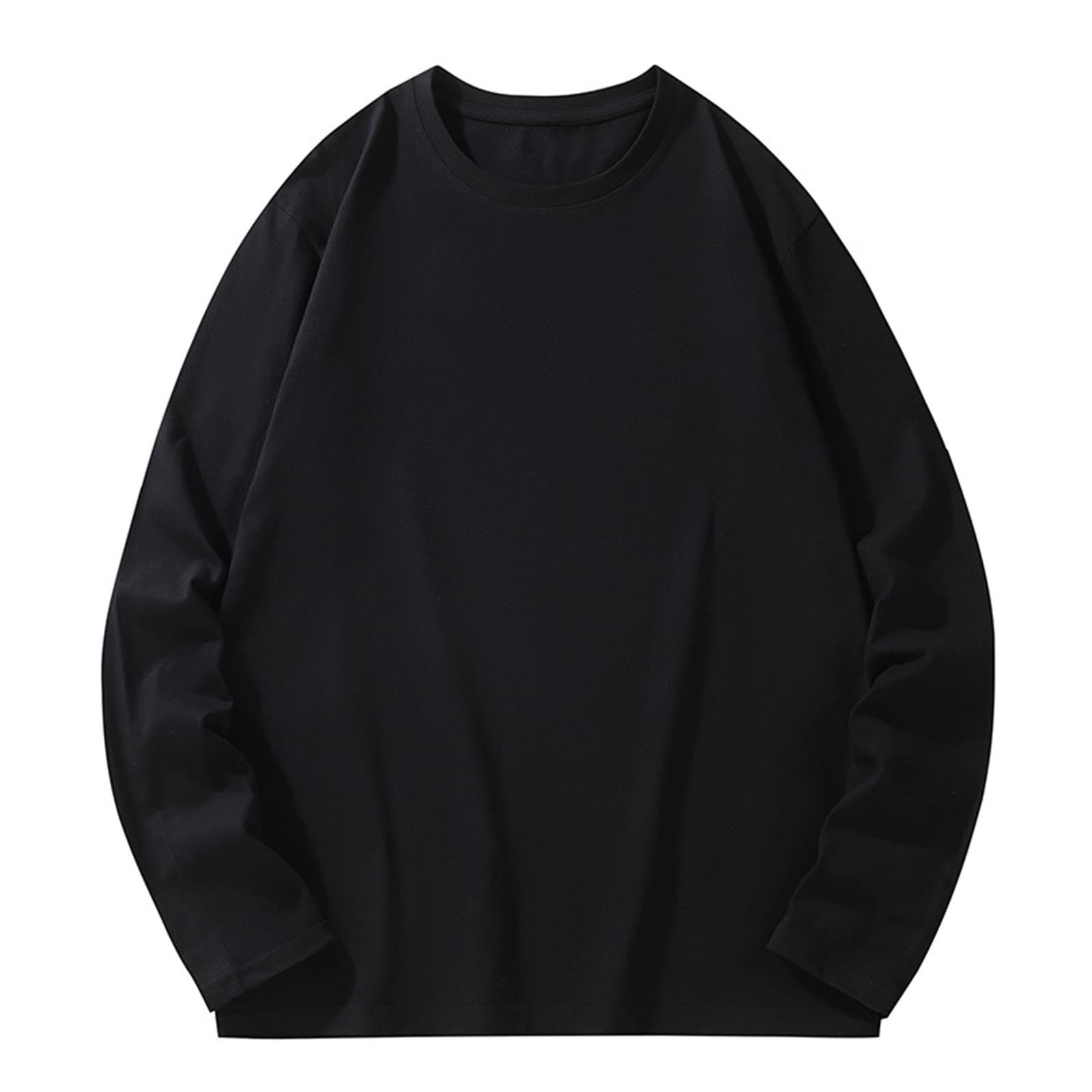 Men's Oversized Long Sleeve Casual T-Shirt