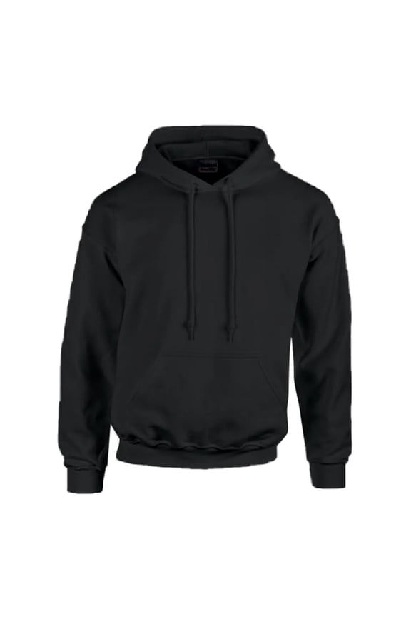 Men's Drawstring Hoodies Cotton Long Sleeve Hooded Sweatshirts Solid Color Fall Running Jogging Athletic Shirts with Pockets Black,M