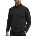thumbnail image 1 of Dagegui Men's Fleece Jackets Full Zip Stand Collar Coats with Pockets Winter Warm Outwear for Everday Black S, 1 of 4