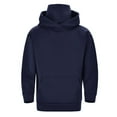 thumbnail image 1 of Dagegui Men's Hooded Sweatshirt Solid High Neck Hoodies Fleece Fall Winter Pullover Casual Long Sleeve Tops Navy M, 1 of 6