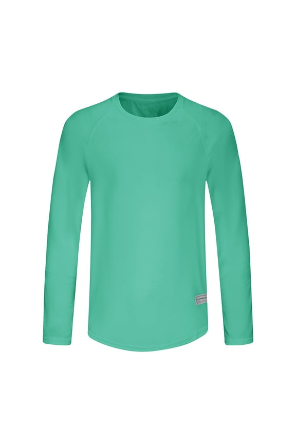 Men's Long Sleeve T-Shirts Big and Tall UPF 50+ Sun Protection Shirts Rash Guard Pullover Tees Lightweight Breathable Athletic Tops for Fishing Hiking Green,XXXXXL