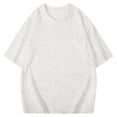 thumbnail image 1 of Dagegui Men's Oversized T-Shirts White Short Sleeve Casual Loose Fit Tee Solid Color Crewneck Basic Shirts Summer Tops M, 1 of 5