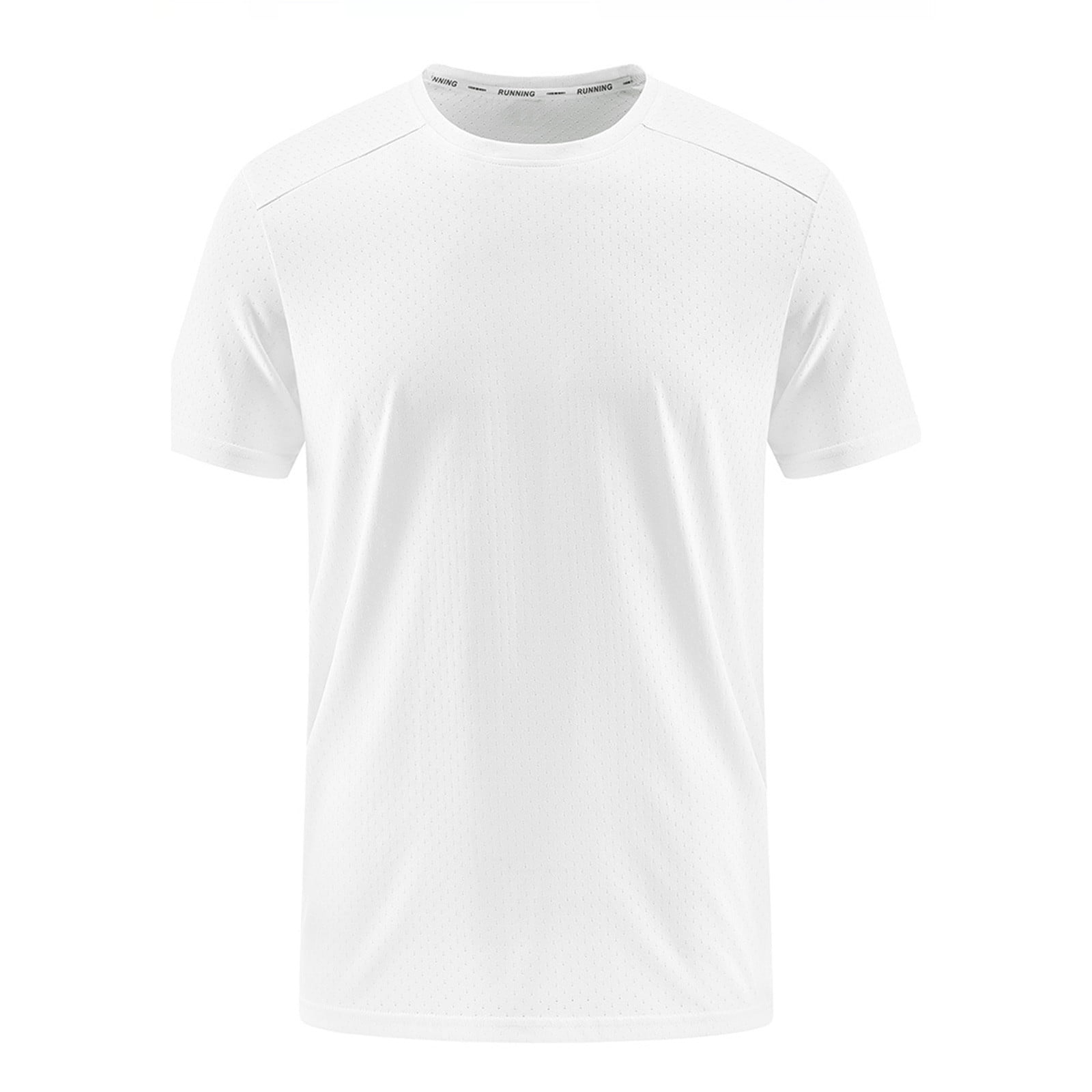 EAGEGOF Men's Tech Short Sleeve T-Shirt - Slim Fit Performance Athletic & Golf Polo
