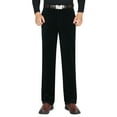 thumbnail image 1 of Dagegui Men's Work Pants No Belt Corduroy Straight Leg Pants with Pockets Green L, 1 of 6