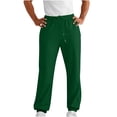 thumbnail image 1 of Dagegui Mens Basic Sweatpants Drawstring Elastic Waist Cinch Bottom Sweatpant Fleece Lined Outdoor Athletic Pants with Pockets Green S, 1 of 7