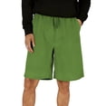 thumbnail image 1 of Dagegui Mens Knee Length Sport Shorts Drawstring Elastic Waist Sweat Shorts Breathable Summer Jogging Basketball Shorts with Pocket Green L, 1 of 7