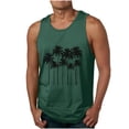thumbnail image 1 of Dagegui Palm Tree Print Tank Tops for Men Summer Crew Neck Sleeveless Shirt Big and Tall Outdoor Sport Muscle Tanks Fashion Hawaiian Beach Vacation Tops, 1 of 5