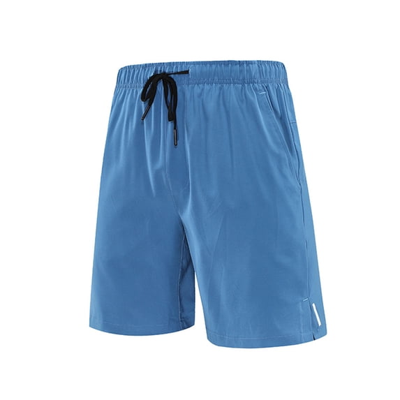 Dagegui Quick Dry Beach Shorts for Men Drawstring Elastic Waist Swimming Surfing Board Shorts Summer Casual Shorts with Pocket Blue XXL
