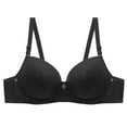 thumbnail image 1 of Dagegui Women's Bras 2X Underwire Gathering Bras for Women Adjustable Strap Anti Sagging Bra High Support Shape Lift Underwear Black, 1 of 4