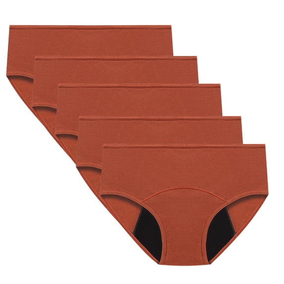 Dagegui Women's Leakproof Menstrual Panties Mid Waisted Full Coverage ...