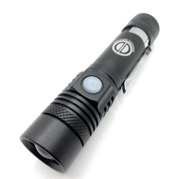 Dagger Defense DD88 tactical handheld flashlight, rechargeable
