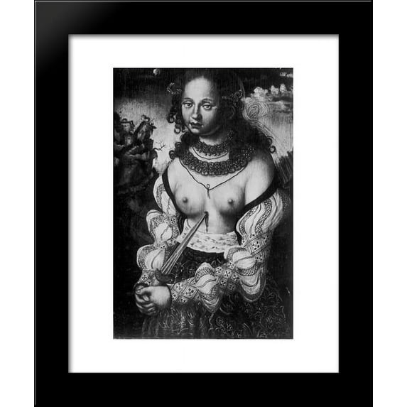 Dagger Madonna 20x24 Framed Art Print by Hans Baldung