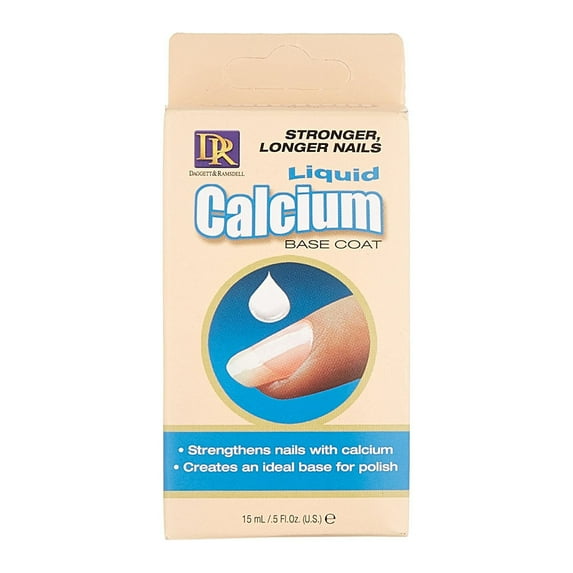 Daggett and Ramsdell Nails Liquid Calcium Base Coat, 0.5 Oz, 2 Pack
