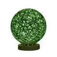 thumbnail image 1 of DagobertNiko 3D USB Charging LED Rattan Night Table Desk Lamp, 1 of 3