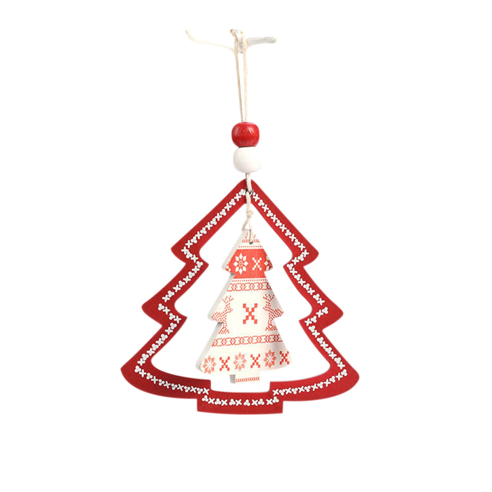 DagobertNiko Christmas Ornaments Christmas Hanging Pendant Wooden