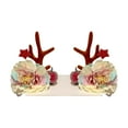 thumbnail image 1 of DagobertNiko Christmas Reindeer Antlers Headband Hairpins Hairbands Girls Beauty Headdresses Pine Cone Hair Accessories Cute Reindeer Christmas Hair Clips, 1 of 4