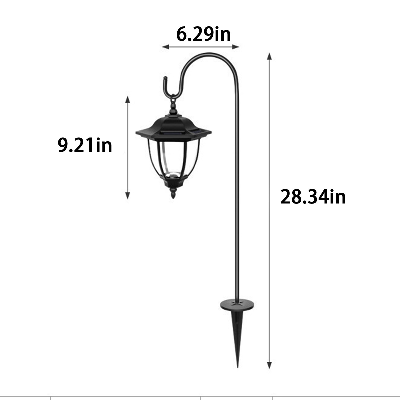 DagobertNiko Hanging Solar Lights, Solar Lights Decoion, 2 Pack Solar